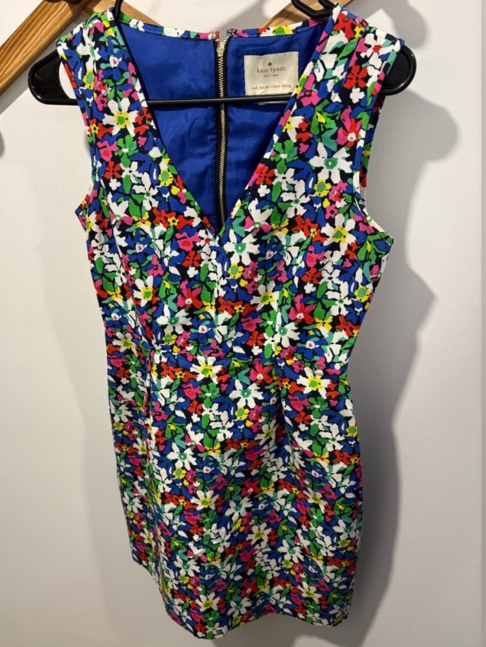 Kate Spade Mira in Full Bloom floral sheath dress in a cotton and silk blend